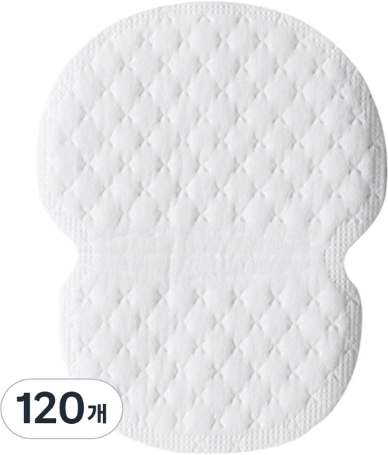 나인밸리 겨드랑이 겨땀 패드, 120개, 화이트