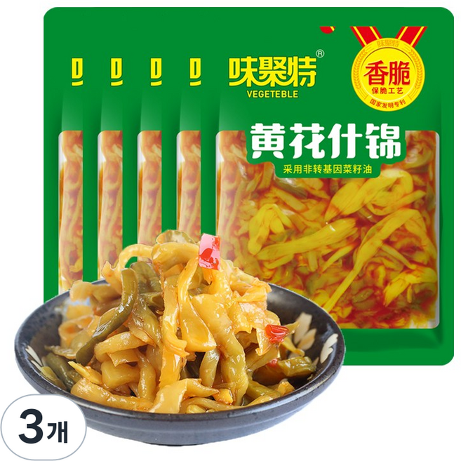 모듬 바삭 짜차이, 6개