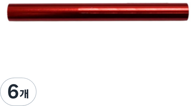 텐트 폴대 수리 키트 폴 부러짐 수선 응급 보수 튜브, 6개