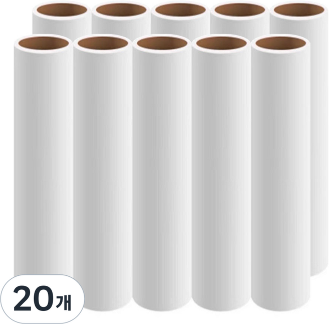 노리공간 테이프 클리너 리필 24cm, 20개