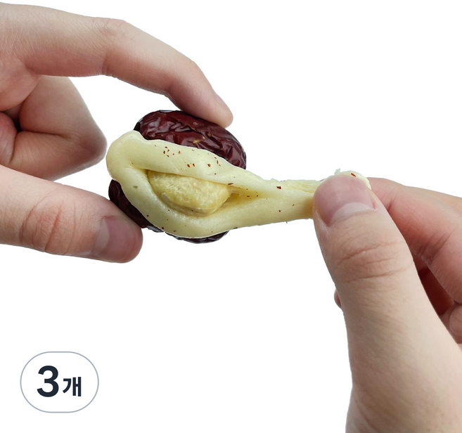 [주5일] 프리미엄 영양간식 달콤한 대추속 밀크캐슈넛 왕대추, 400g, 3개