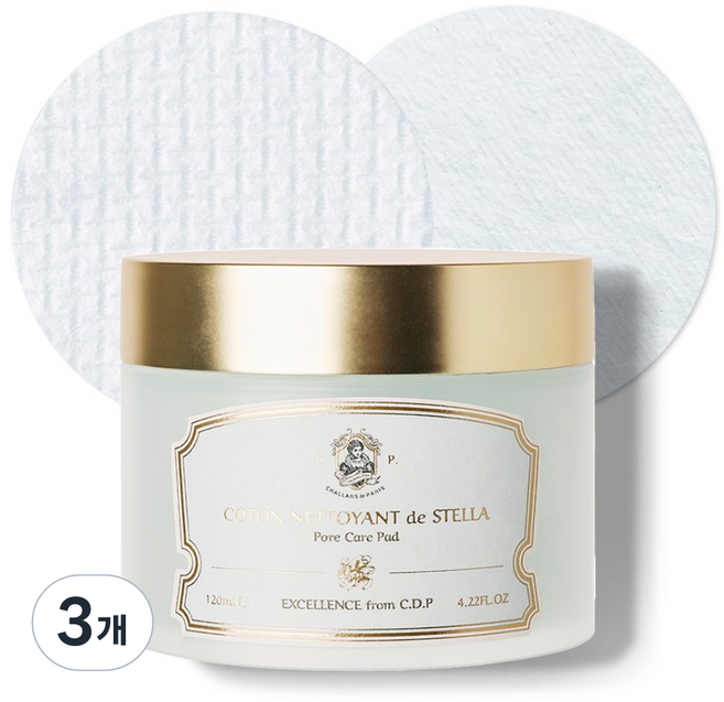 샬랑 드 파리 모공 축소 패드 엑셀랑스, 3개, 50매입