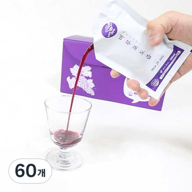 농부야부탁해 머루포도즙, 60개, 100ml