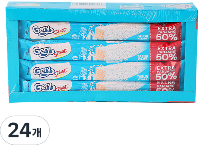 게리 코코넛 웨하스 과자 240g (20g), 24개, 20g
