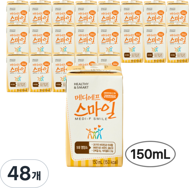 메디푸드 메디에프 스마일 균형영양식, 150ml, 48개