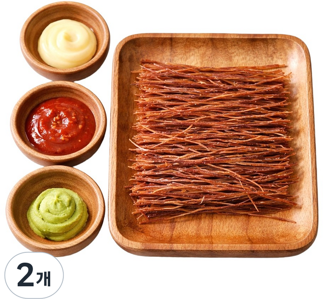 한창리스 오징어소면 다이어트 단백질 간식, 50g, 2개