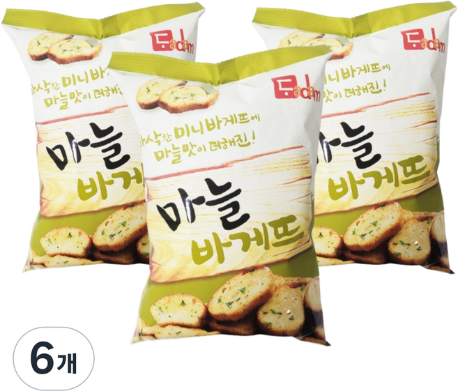 어반티라노 마늘바게뜨 과자, 6개, 90g