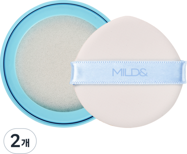 마일드앤 순 선쿠션 무기자차 자외선차단제 선팩트 리필 SPF+ PA++++, 2개, 15g