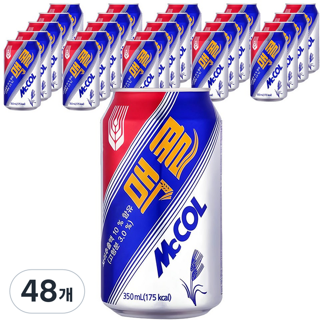 맥콜, 350ml, 48개