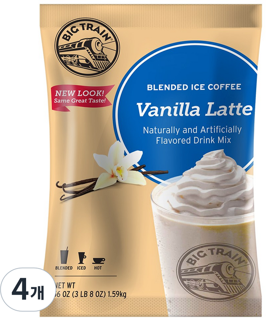 빅트레인 바닐라라떼, 1.59kg, 1개입, 4개