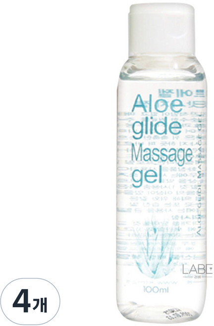 고려티엠 과일젤 알로에 마사지젤, 4개, 100ml