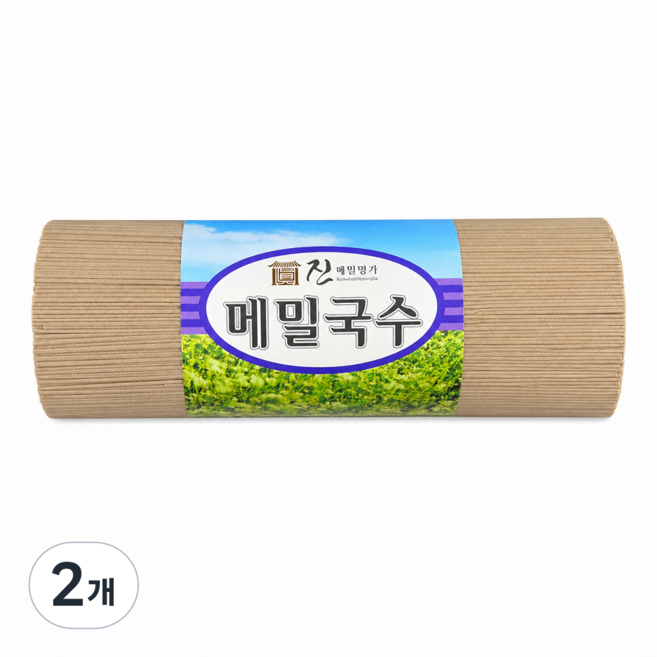 진메밀명가 국내산 메밀국수, 2개, 1kg