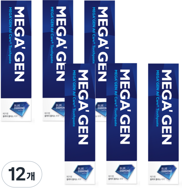 [치과약국납품] 불소치약 1000ppm 함유 잇몸케어치약 입냄새 치석제거 임산부 치주염 올케어 치약, 12개, 100g