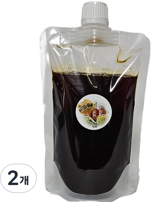 한국의 맛 밤꿀향 자연숙성꿀 휴대형 Korean delicious honey, 2개, 250g