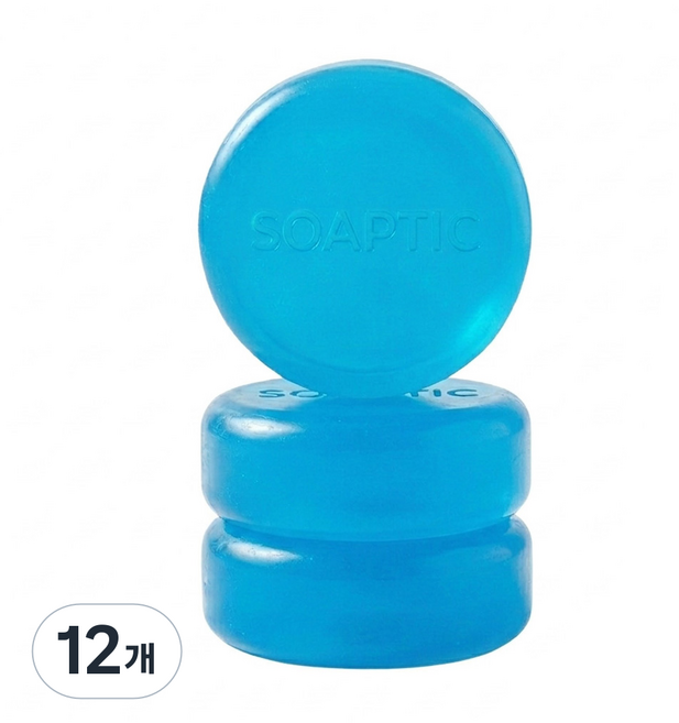 멘톨 10% 여름 아이스 쿨링 샤워 비누, 95g, 12개