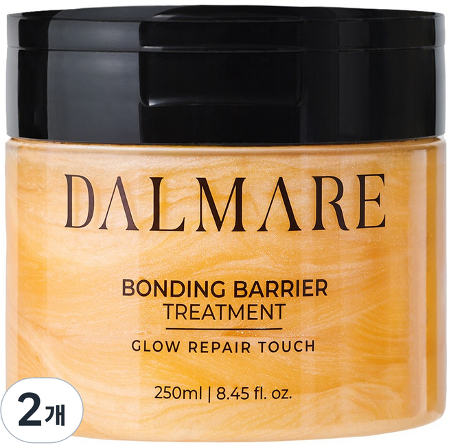 달메어 본딩 베리어 단백질 헤어팩 트리트먼트, 2개, 250ml