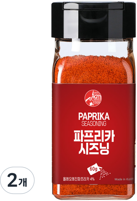 아이엠소스 파프리카시즈닝, 2개, 60g