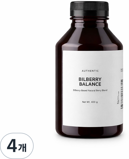 빌베리 밸런스 주스 원액 블루베리 아로니아 건강쥬스, 4개, 400g