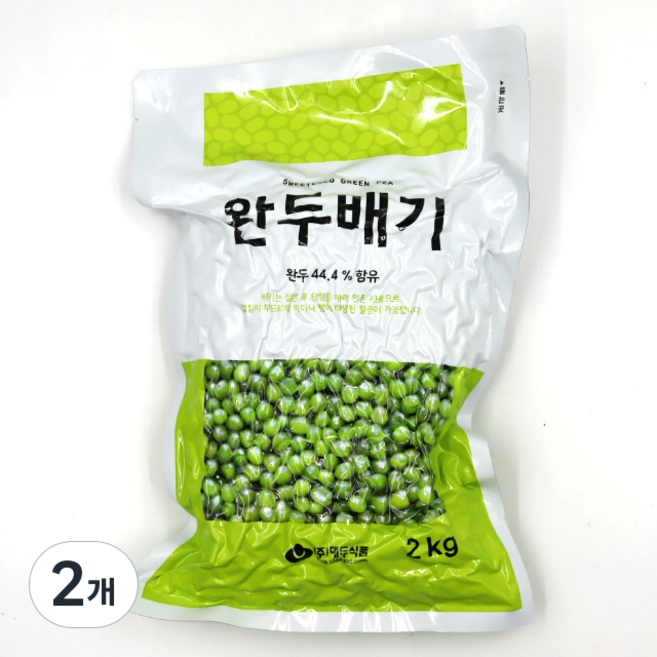 대두식품 완두배기, 2kg, 2개