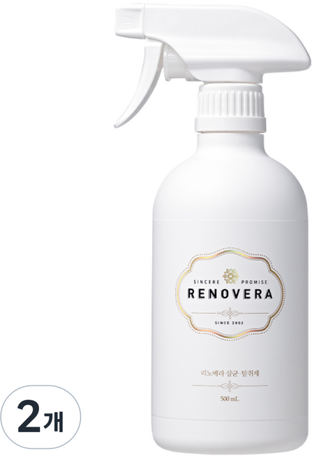 리노베라 피톤치드 편백수 스프레이 탈취제, 2개, 500ml