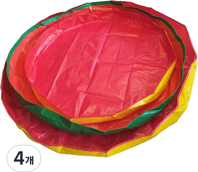 김장매트 놀이매트, 4개, 노랑