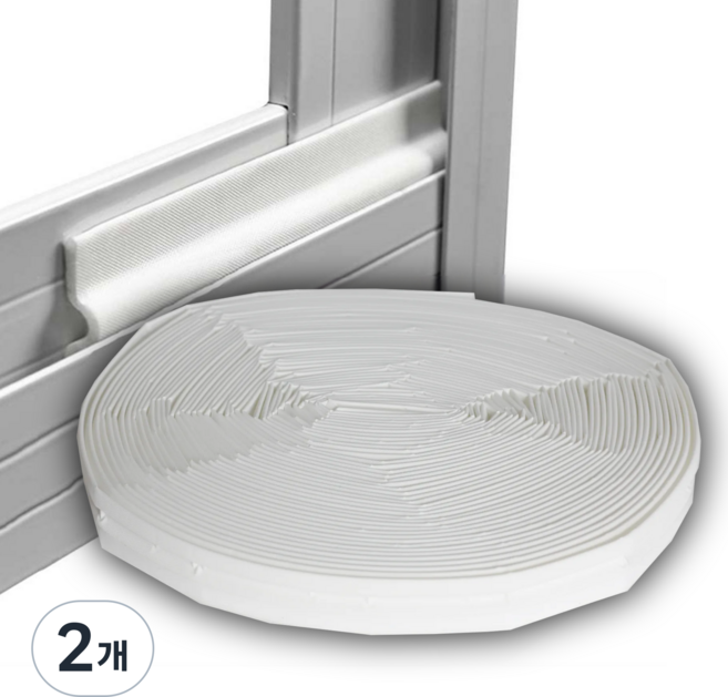 히트키퍼 프리미엄 신소재 20m 대용량 문풍지, 2개, 화이트