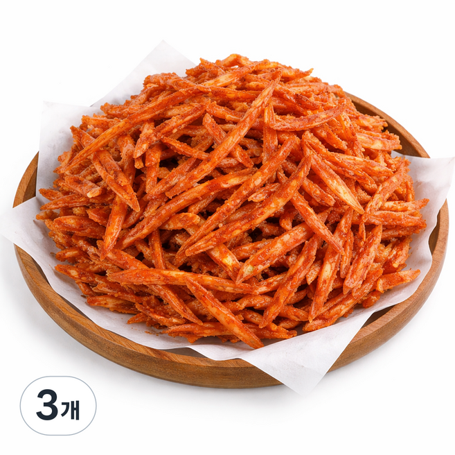 땅콩으로 버무린 고소한 빠삭 먹태구이 리얼 먹태맛동산, 매콤한맛 100g, 100g, 3개