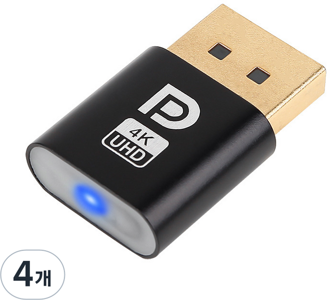 제이팩 4k 더미플러그, 4개, DP