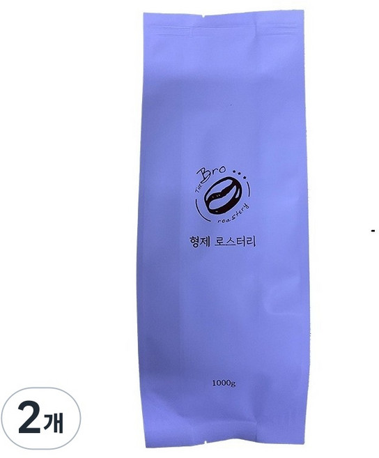 형제로스터리 베트남 로부스타 G1 원두커피, 2개, 1kg