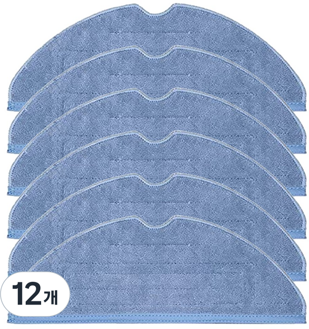 로보락S7 plus 소모품 호환 필터 메인브러쉬 더스트백, 고급형물걸레, 12개