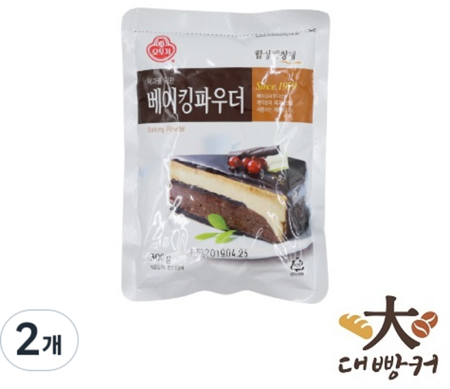 오뚜기 베이킹 파우더, 300g, 2개