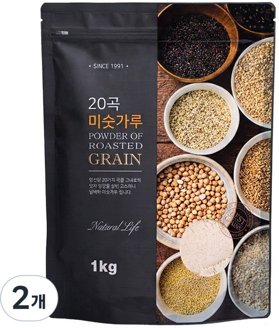 대주 20곡 미숫가루, 2개, 1kg