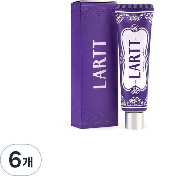 라르트 프리미엄 천연 치약 프로랄민트, 6개, 100g