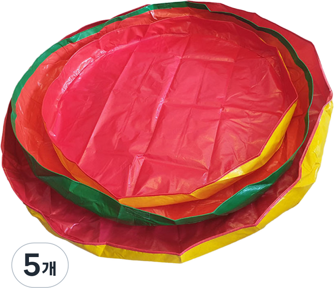 김장매트 놀이매트, 5개, 노랑