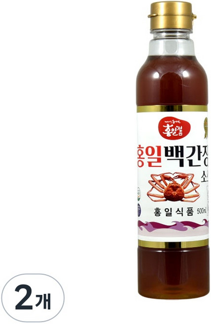 홍일 백간장 소스, 2개, 500ml