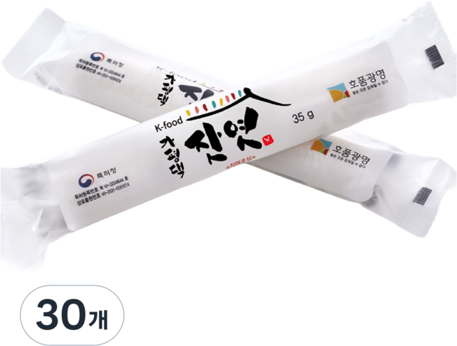 호품광명 가평댁잣엿 가락형, 35g, 30개