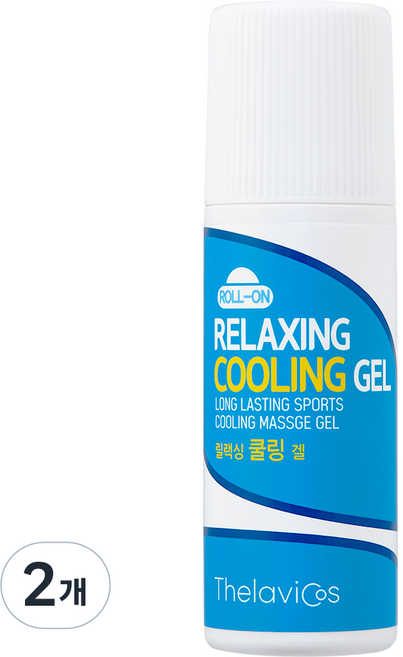 테라비코스 MSM 릴렉싱 쿨링 마사지 겔, 2개, 1개입