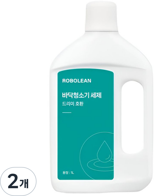 로보린 드리미 전용세제 호환 1L 로봇청소기 전용세정제 클리너, 2개