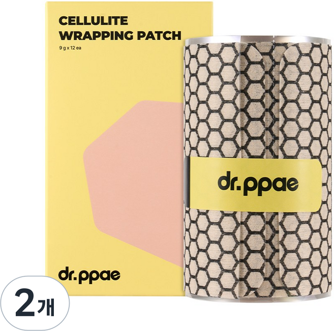 닥터빼 셀룰라이트 랩핑 패치 CELLULITE WRAPPING PATCH, 2개, 12개입
