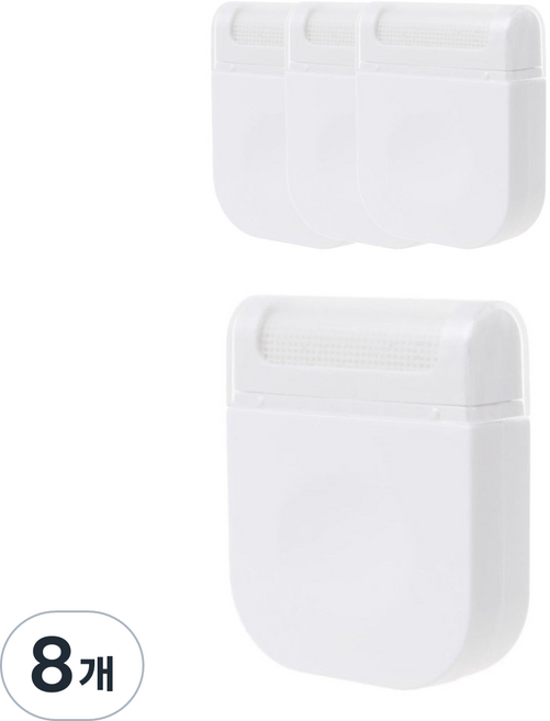 레디박스 휴대용 미니 포켓 만능 보풀제거기, 화이트, 8개