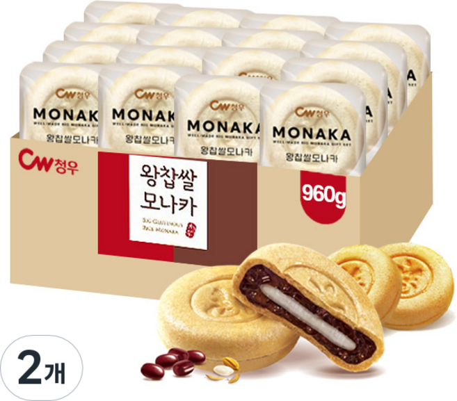 청우 왕찹쌀 모나카, 960g, 2개