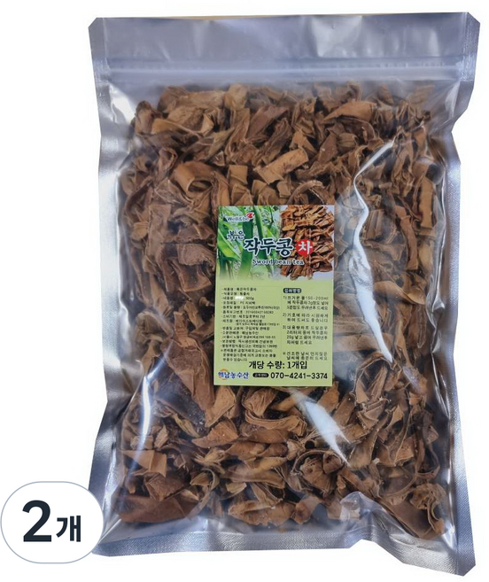 해남농수산 국산 햇 볶은 작두콩차, 1개입, 2개