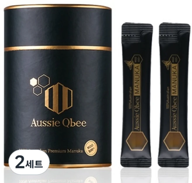 오지퀸비 마누카꿀 스틱 UMF12+ MGO 355+ 30개입 360g, 2세트 - 쿠팡