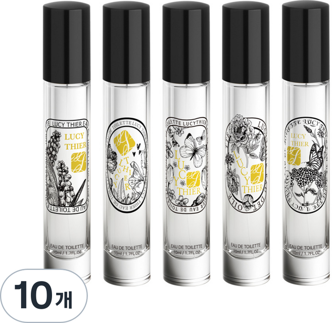 루시띠에르 오데토일렛 여자들이 좋아하는 남성향수 어벤투스향, 10개, 10ml