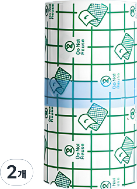 아쿠아 밴드 방수 테이프 타투 보호 픽스롤 워터프루프 드레싱 필름, 2개, 10cm*5m 1롤