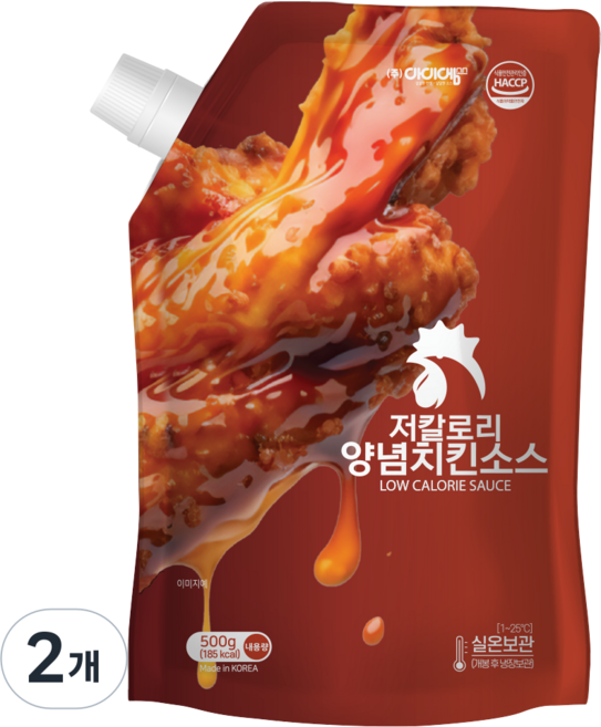 아이엠소스 저칼로리치킨소스, 500g, 2개