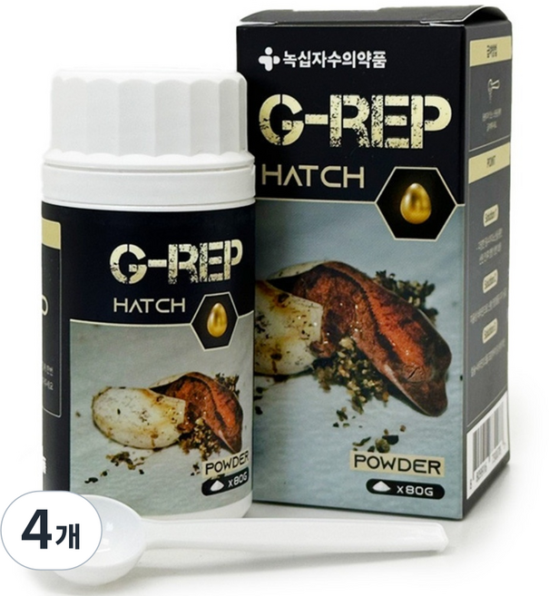 녹십자 G-REP HATCH 지렙 해치 산란 보조 영양제, 85g, 4개