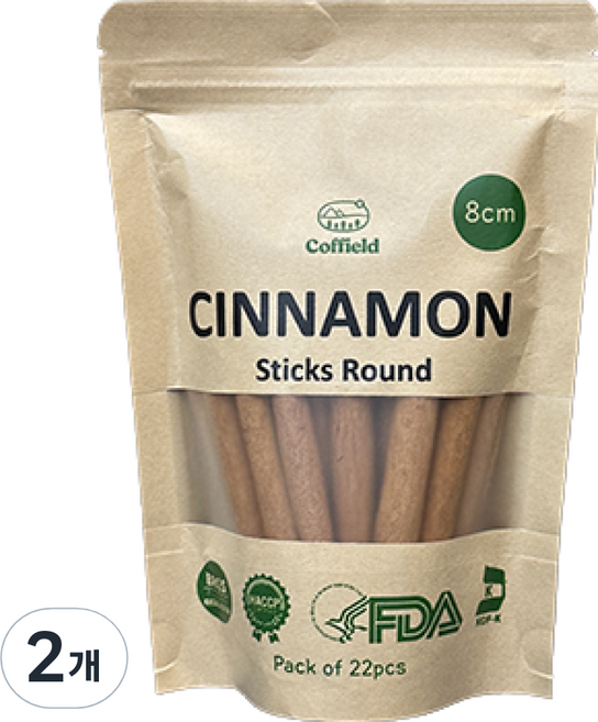 커필드 베트남 시나몬스틱 8cm, 100g, 2개