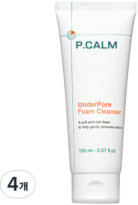 피캄 언더포어 바하 저자극 폼클렌징, 150ml, 4개