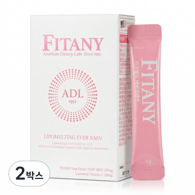 [FITANY] 피타니 리포멜팅 에버엔엠엔 고순도 NMN, 2박스, 28g